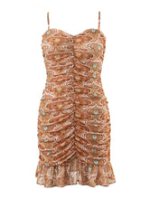 Robe courte à volants Sutton